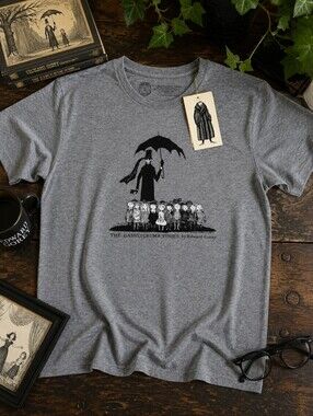 Out of Print Edward Gorey Gashlycrumb Tinies Tee Large NWT